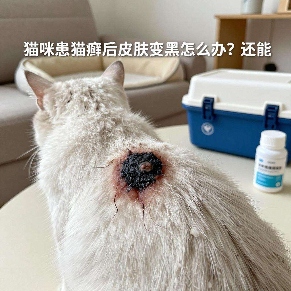 猫咪患猫癣后皮肤变黑怎么办？还能白回来吗？