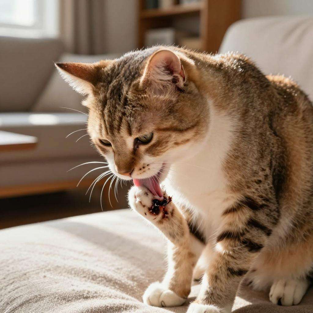 猫咪患猫癣后皮肤变黑怎么办？还能白回来吗？第三张图