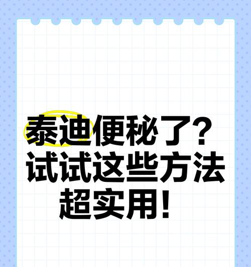 泰迪犬的日常排便频率及健康指导（了解你的宠物）