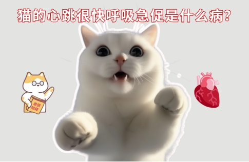 猫的心脏跳得很快呼吸很急促是什么病？