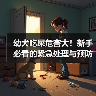 幼犬吃屎危害大!新手必看的紧急处理与预防策略(图1) 幼犬吃屎危害大!新手必看的紧急处理与预防策略(图1)