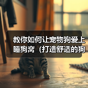 教你如何让宠物狗爱上睡狗窝（打造舒适的狗窝，培养狗狗好习惯）
