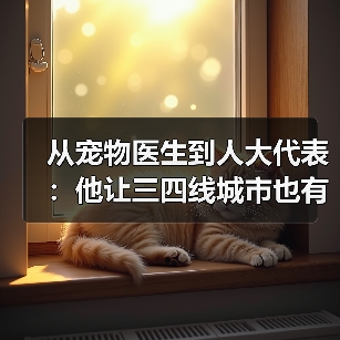 从宠物医生到人大代表:他让三四线城市也有了高品质宠物医疗服务(图4) 从宠物医生到人大代表:他让三四线城市也有了高品质宠物医疗服务(图4)