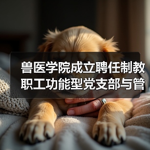 兽医学院成立聘任制教职工功能型党支部与管理委员会(图3) 兽医学院成立聘任制教职工功能型党支部与管理委员会(图3)