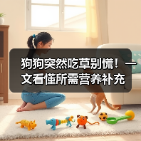 狗狗突然吃草别慌！一文看懂所需营养补充