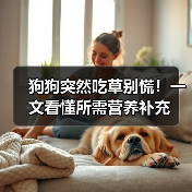 狗狗突然吃草别慌！一文看懂所需营养补充（图4）