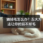 猫掉毛怎么办？五大方法让你的猫不掉毛（图2）