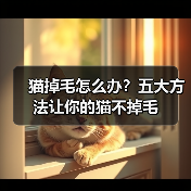 猫掉毛怎么办？五大方法让你的猫不掉毛（图3）