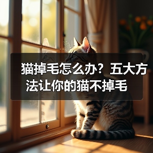 猫掉毛怎么办？五大方法让你的猫不掉毛（图1）