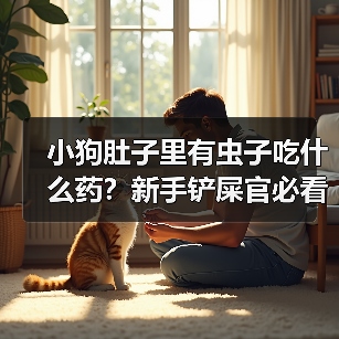 小狗肚子里有虫子吃什么药？新手铲屎官必看！（图1）