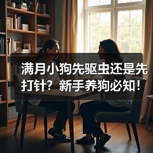 满月小狗先驱虫还是先打针？新手养狗必知！（图1）