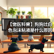 【宠医科普】狗狗吐白色泡沫粘液是什么原因？（图3）