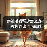 泰迪毛发稀少怎么办？｜教你养出“毛绒球”的秘诀（图4）