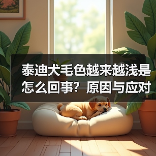 泰迪犬毛色越来越浅是怎么回事?原因与应对全解析(图3) 泰迪犬毛色越来越浅是怎么回事?原因与应对全解析(图3)
