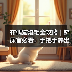 布偶猫爆毛全攻略｜铲屎官必看，手把手养出“毛绒蒲公英”（图3）