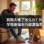 狗狗太瘦了怎么办？科学增重指南与健康隐患排查（图1）