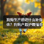 狗狗生产后吃什么补身体？狗狗产后护理指南攻略（图1）