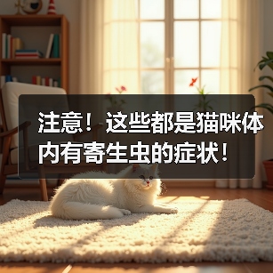 注意！这些都是猫咪体内有寄生虫的症状！（图4）