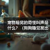宠物睡觉的奇怪叫声是什么?(狗狗睡觉发出的叫声是什么样的?——探究宠物睡眠中的神秘行为)(图3) 宠物睡觉的奇怪叫声是什么?(狗狗睡觉发出的叫声是什么样的?——探究宠物睡眠中的神秘行为)(图3)