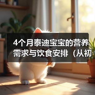 4个月泰迪宝宝的营养需求与饮食安排(从初期喂养到添加辅食,打造健康成长的宠物狗狗)(图2) 4个月泰迪宝宝的营养需求与饮食安排(从初期喂养到添加辅食,打造健康成长的宠物狗狗)(图2)