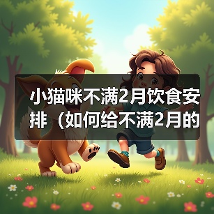小猫咪不满2月饮食安排(如何给不满2月的小猫咪科学合理地安排饮食?)(图4) 小猫咪不满2月饮食安排(如何给不满2月的小猫咪科学合理地安排饮食?)(图4)