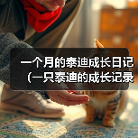 一个月的泰迪成长日记(一只泰迪的成长记录)(图2) 一个月的泰迪成长日记(一只泰迪的成长记录)(图2)