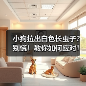 小狗拉出白色长虫子？别慌！教你如何应对！（图1）