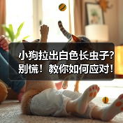 小狗拉出白色长虫子？别慌！教你如何应对！（图2）