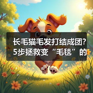 长毛猫毛发打结成团?5步拯救变“毛毯”的猫咪!(图4) 长毛猫毛发打结成团?5步拯救变“毛毯”的猫咪!(图4)