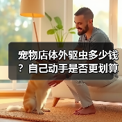 宠物店体外驱虫多少钱？自己动手是否更划算？（图1）