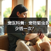 宠医科普：宠物驱虫多少钱一次？
