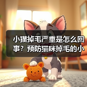 小猫掉毛严重是怎么回事？预防猫咪掉毛的小妙招