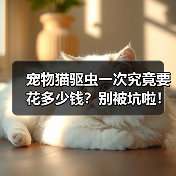 宠物猫驱虫一次究竟要花多少钱？别被坑啦！（图3）