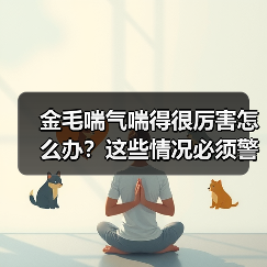 金毛喘气喘得很厉害怎么办？这些情况必须警惕！（图3）