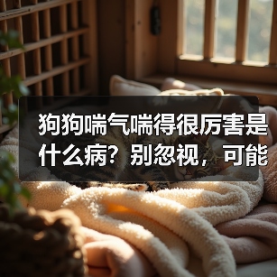 狗狗喘气喘得很厉害是什么病？别忽视，可能是心脏问题！