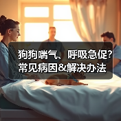 狗狗喘气、呼吸急促?常见病因&解决办法(图4) 狗狗喘气、呼吸急促?常见病因&解决办法(图4)