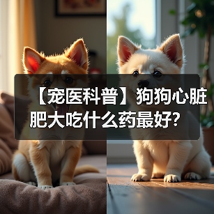 【宠医科普】狗狗心脏肥大吃什么药最好？