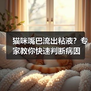 猫咪嘴巴流出粘液?专家教你快速判断病因(图2) 猫咪嘴巴流出粘液?专家教你快速判断病因(图2)