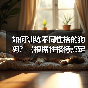 如何训练不同性格的狗狗?(根据性格特点定制训练计划,让宠物更加听话)(图2) 如何训练不同性格的狗狗?(根据性格特点定制训练计划,让宠物更加听话)(图2)