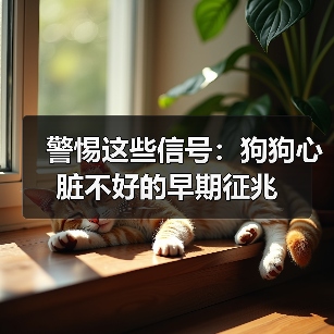 警惕这些信号：狗狗心脏不好的早期征兆