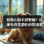 狗狗心脏不好老喘?这里有你需要的药物清单(图3) 狗狗心脏不好老喘?这里有你需要的药物清单(图3)