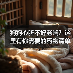狗狗心脏不好老喘？这里有你需要的药物清单