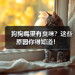 狗狗嘴里有臭味？这些原因你得知道！