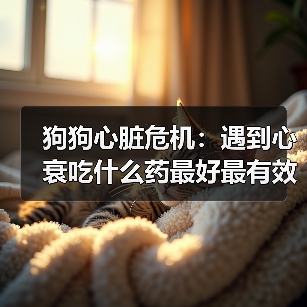 狗狗心脏危机：遇到心衰吃什么药最好最有效？（图3）