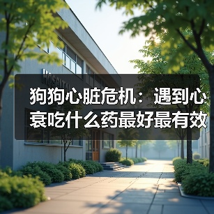 狗狗心脏危机：遇到心衰吃什么药最好最有效？（图2）