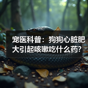 宠医科普：狗狗心脏肥大引起咳嗽吃什么药？（图2）