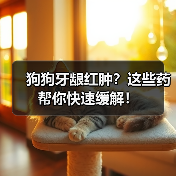 狗狗牙龈红肿？这些药帮你快速缓解！
