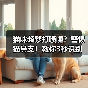 猫咪频繁打喷嚏？警惕猫鼻支！教你3秒识别早期信号（图2）