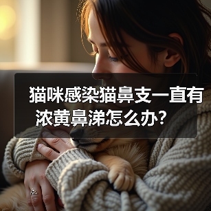 猫咪感染猫鼻支一直有浓黄鼻涕怎么办？（图3）
