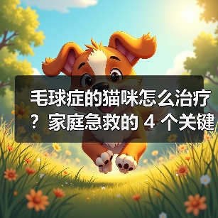 毛球症的猫咪怎么治疗？家庭急救的 4 个关键步骤